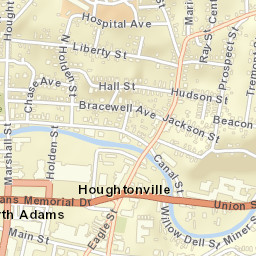 North Adams Street Map