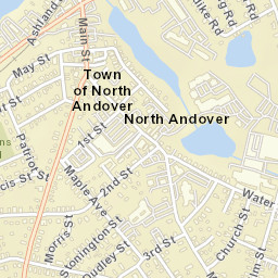 North Andover Street Map