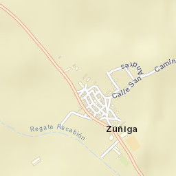 Zúñiga Street Map
