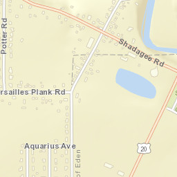 North Evans New York Street Map