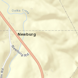 Newburg New York Street Map
