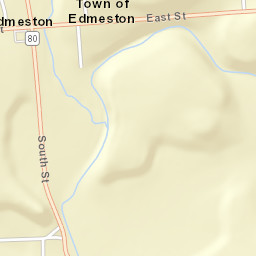 Edmeston New York Street Map