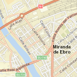 Miranda de Ebro Street Map