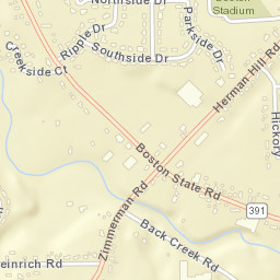 North Boston New York Street Map