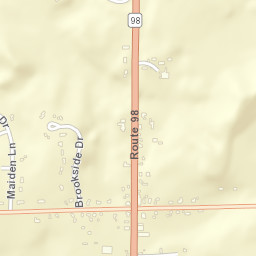 North Java New York Street Map