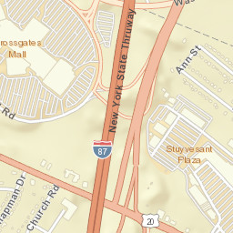 McKownville New York Street Map