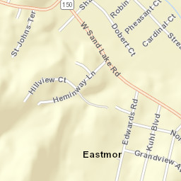 Eastmor New York Street Map