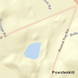 Poestenkill New York Street Map