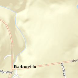 Barberville New York Street Map
