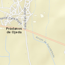 Prádanos de Ojeda Street Map