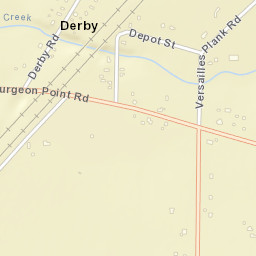 Derby New York Street Map