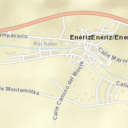 Enériz Street Map