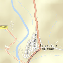 Salvatierra de Esca Street Map