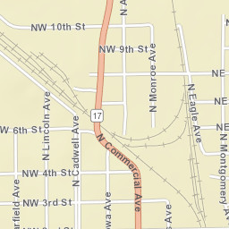 200-298 Northwest 3rd Street, Eagle Grove Street Map