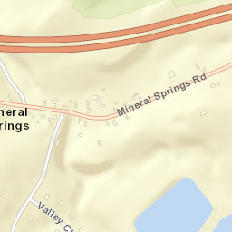 Mineral Springs New York Street Map