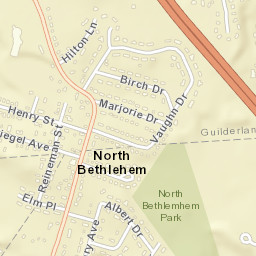North Bethlehem New York Street Map