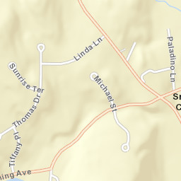 Snyders Corner New York Street Map