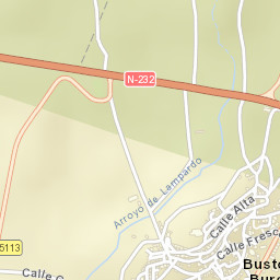 Busto de Bureba Street Map