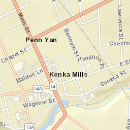 1-5 Main St, Penn Yan, NY 14527 Street Map