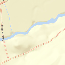 East Homer New York Street Map