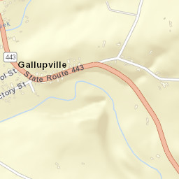 Gallupville New York Street Map