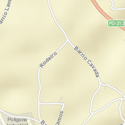 Rodeiro Street Map