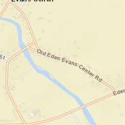 Evans Center New York Street Map