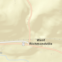 West Richmondville New York Street Map
