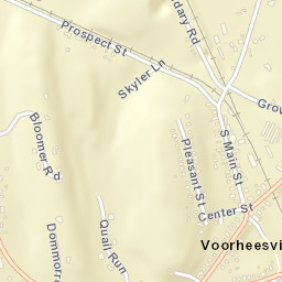 Voorheesville New York Street Map