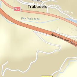 Trabadelo Street Map