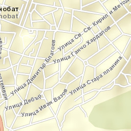 Karnobat Street Map