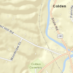 Colden New York Street Map