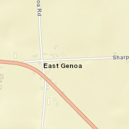 East Genoa New York Street Map