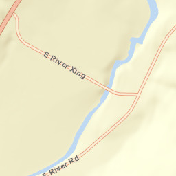 East River New York Street Map