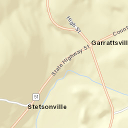 Garrattsville New York Street Map