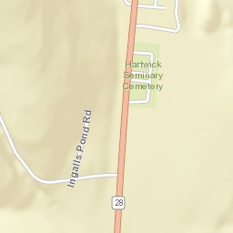 Hartwick Seminary New York Street Map