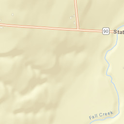 Halls Corner New York Street Map