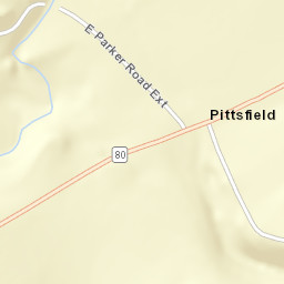 Pittsfield New York Street Map