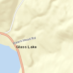 Glass Lake New York Street Map