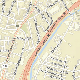 Lowell Street Map