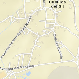 Cubillos del Sil Street Map