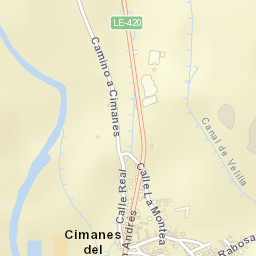 Cimanes del Tejar Street Map