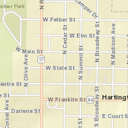 19 W Goetz St, Hartington, NE 68739, USA Street Map