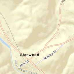 Glenwood New York Street Map