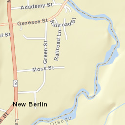 New Berlin New York Street Map
