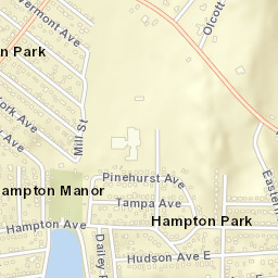 Hampton Manor New York Street Map