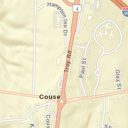 Couse New York Street Map