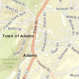 Adams Street Map