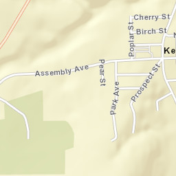 Keuka Park New York Street Map