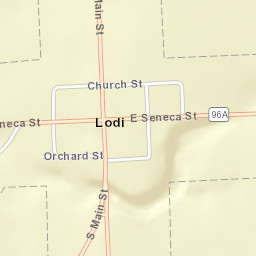 Lodi New York Street Map